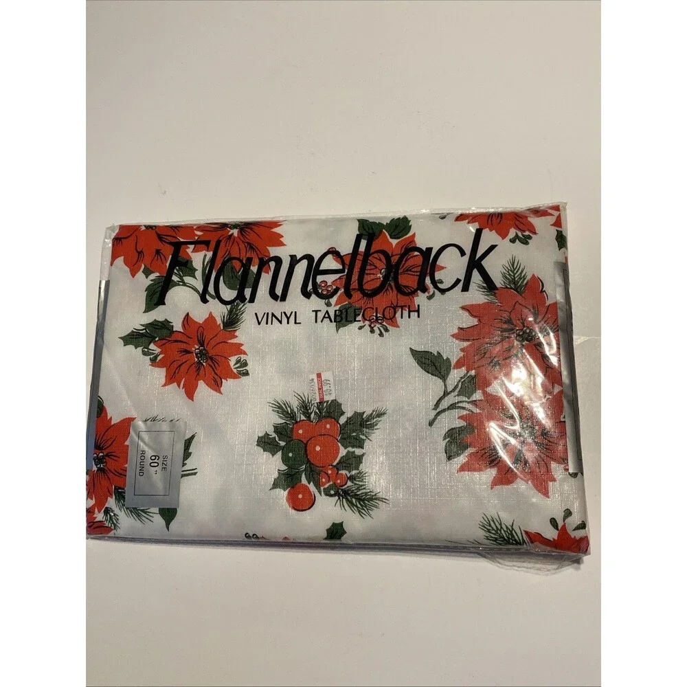 Vintage Christmas Tablecloth 60